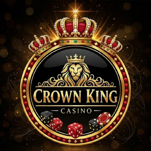 Banner promoting the Crown King Casino mobile app for Android and iOS
